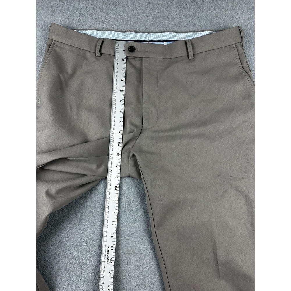 Peter Millar Pants Mens 38x34 Brown Performance Dress Chino Golf EB50 Slacks - Picture 6 of 11